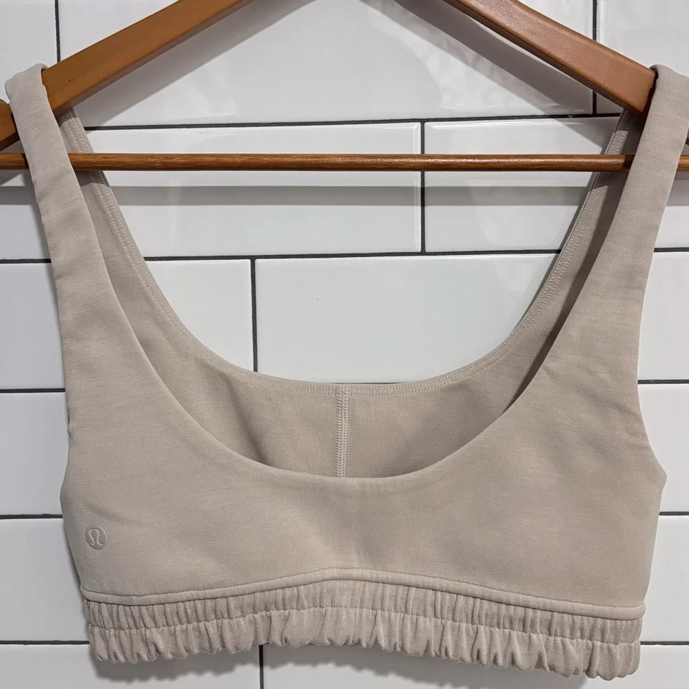 Lululemon Softstreme Scoop-neck Bra B/c Cup Mojave Tan 6